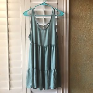 Solemio Los Angeles Mint Green Dress with low back